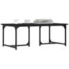  Coffee Table, Black, 90x50x35 Cm, Wood-based Material