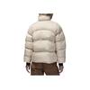 Jordan Solid Color Outdoor Casual Sports Full Zip Stand Collar Warm Cotton Jacket Women Jackets Light-Brown FZ4528-203