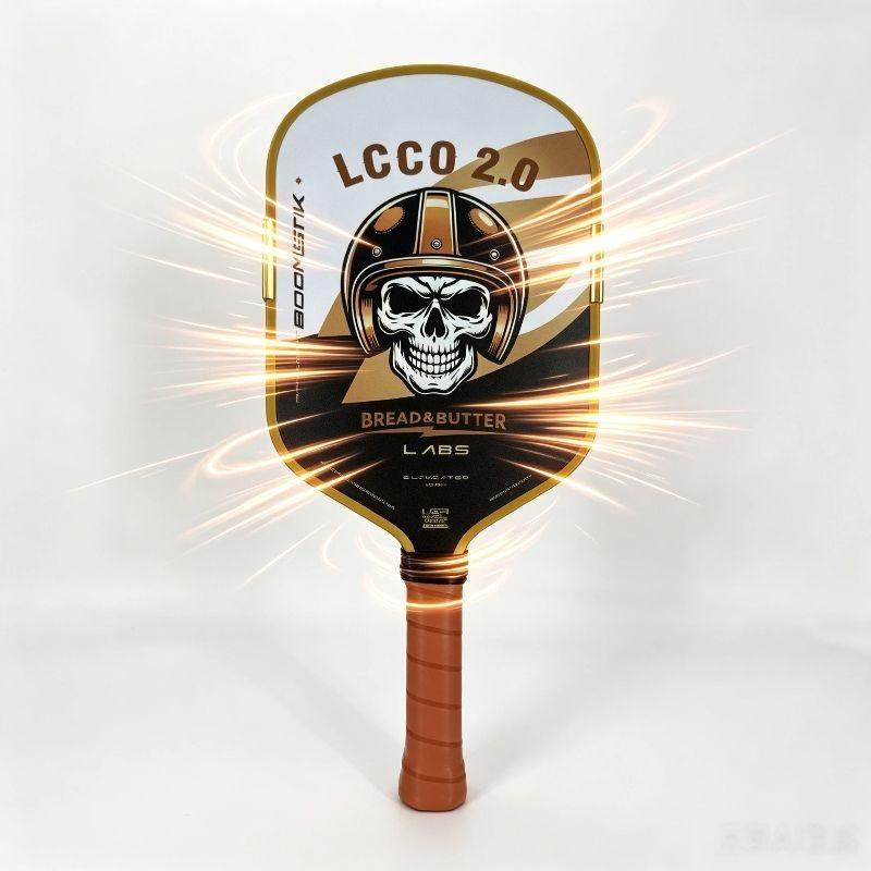 New Motorcycle Skull Pickleball Paddle Toray T700 Carbon Fiber High Rebound Sport Training Racket