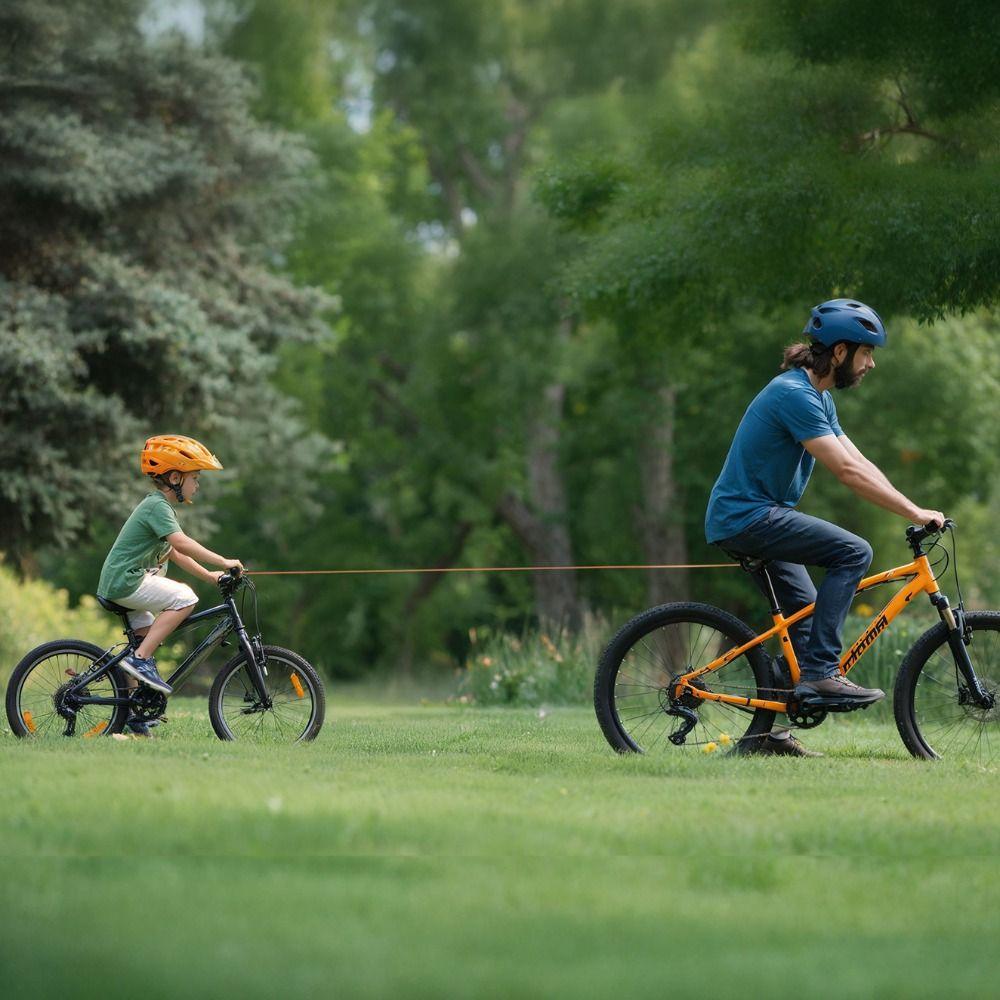 Retractable Bicycle Tow Rope Pull Rope MTB Trailer Rope Bicycle Traction Rope  Mountain Bike