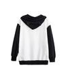 L-Stoppastow Women's Hooded Hoodie, Spring/Autumn, Long Sleeve, Cat Print Pullover, Forest Girl Style, Cat Ears, Cute, Black, Size S