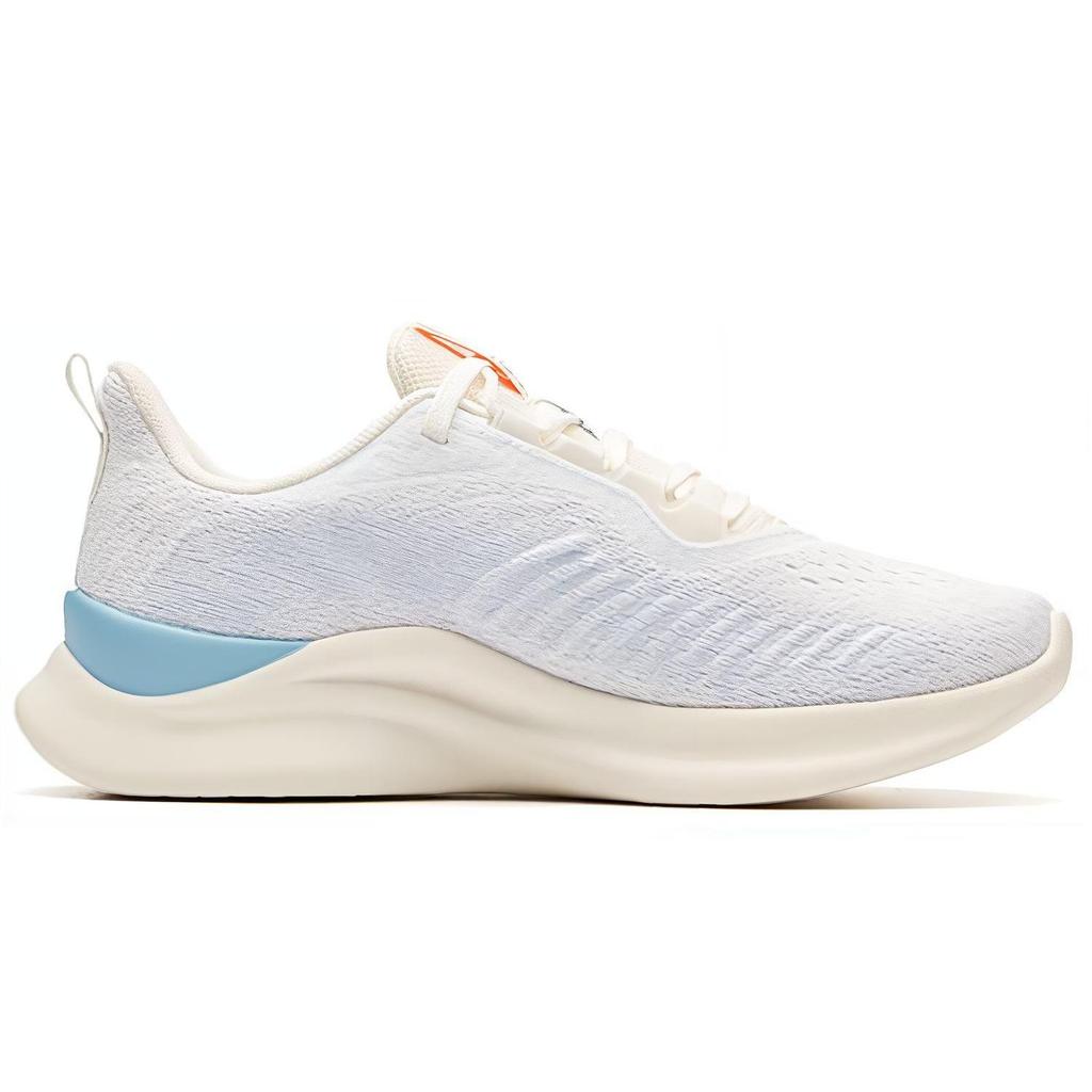 Anta Fabric Moisture Wicking Balance Lightweight Rebound Low top Running Shoes Women's White Blue 122015523-2