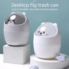 Plastic Desktop Trash Bin Children Students Multifunctional Pen Holder