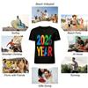 2026 New Year Themed Trendy Print Versatile Casual Top Pure cotton T-shirt