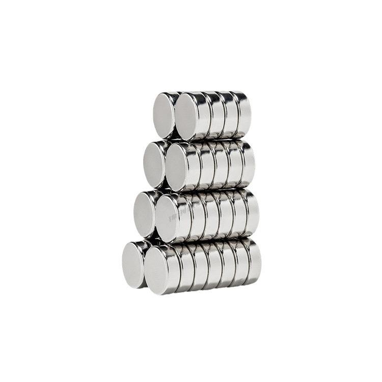 Neodymium Iron Boron Round Magnet: D15x2, D15x3, D15x4, D15x5mm, Nickel Plated, Strong Magnetic Steel.