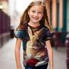 Boys' 3D Graphicl T Shirt Tee Short Sleeve 3D Print  Sports Fashion Streetwear Kids 4-12 Years Crew Neck Casual