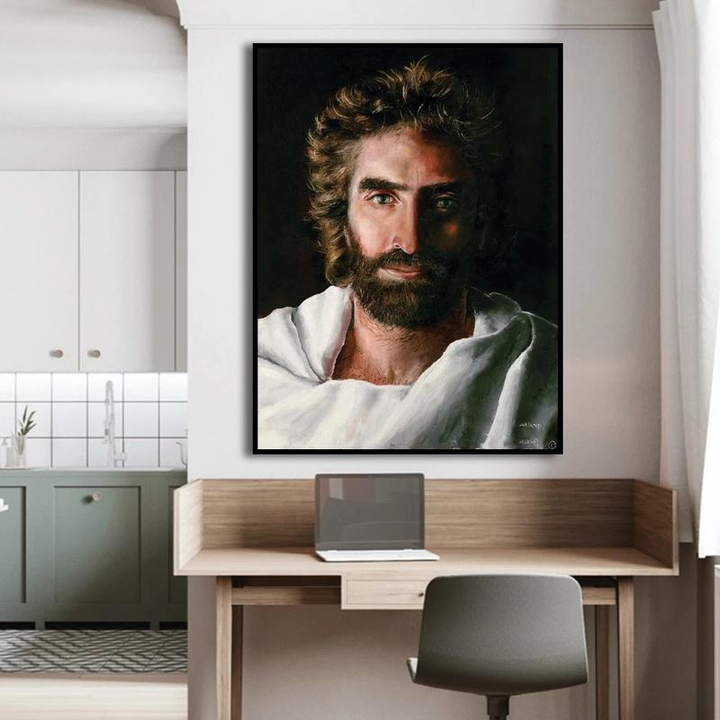 New Home Decor Wall Art Prints And Posters Portrait Canvas Painting God Jesus Christ Picture For Living Room Bedroom