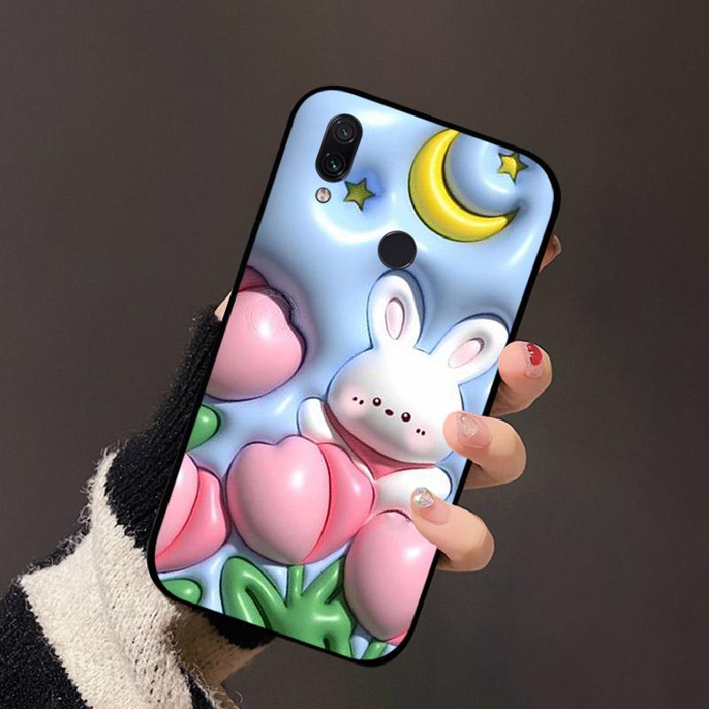 Beautiful Case For Xiaomi Redmi Note 7 Cases Cover Silicone Shockproof Protection Phone Case Shell For Redmi Note 7 7 Pro Fundas