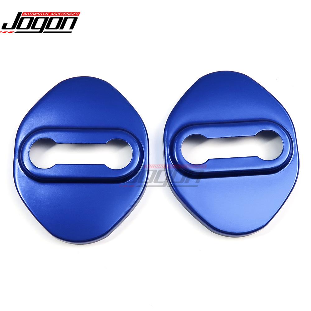 Stainless Steel 2pcs Car Interior Door Lock Buckle Cover Trim For Subaru BRZ 2024 Accessories Door Lock Protective