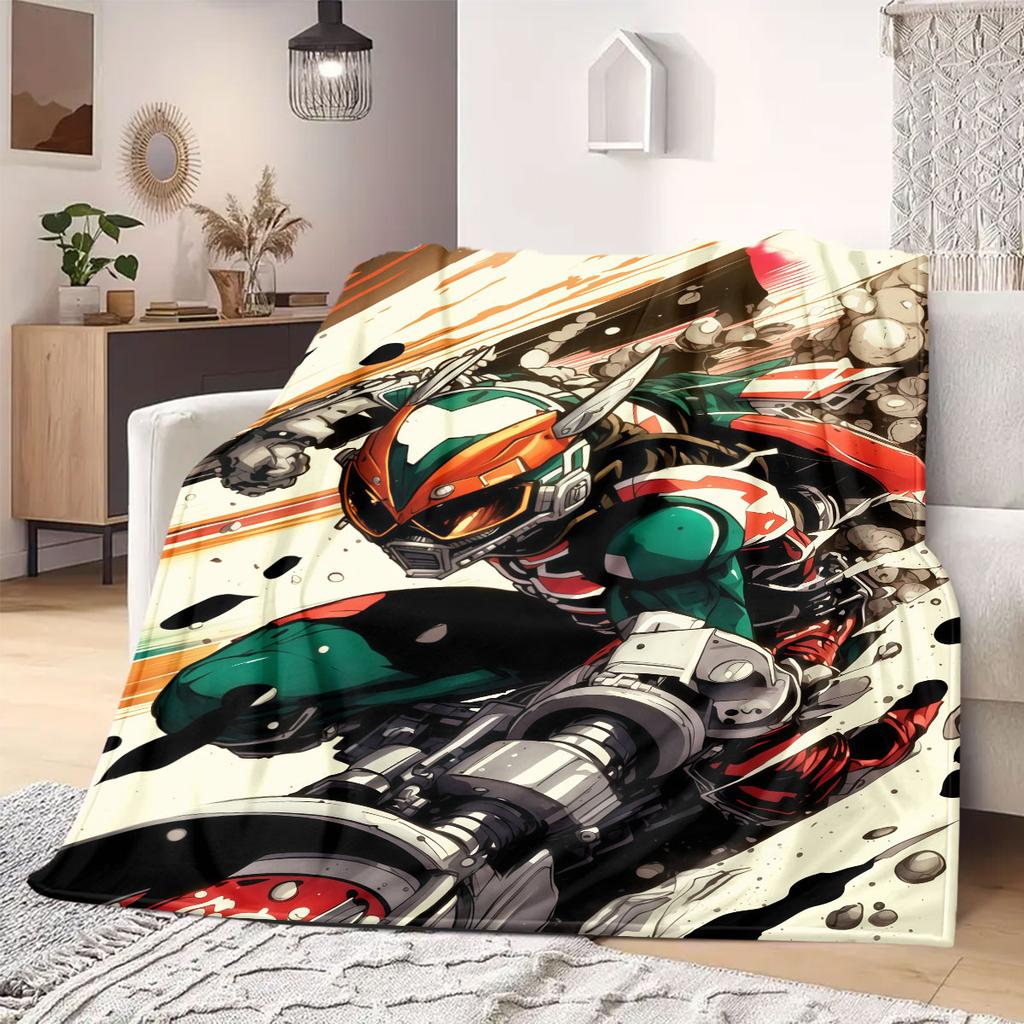 Kamen Rider Zero-One Flannel Blanket Warm,Comfortable,Suitable for Bedrooms,Sofas,Beds,Chairs,Picnics,Travel