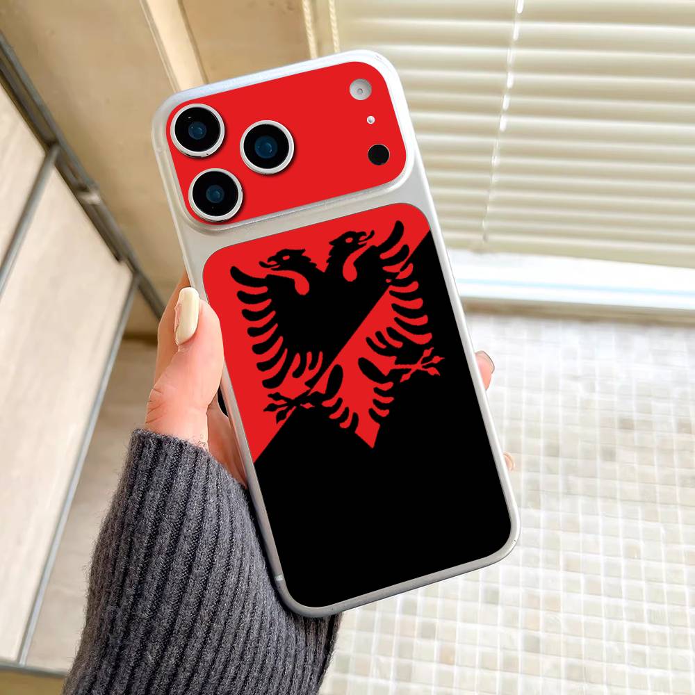 

Albania Albanians Flag For Apple IPhone 17 Pro 17 Pro Max Back Cover Decal Wrap Skin Colorful Rear Protective Sticker Film iPhone 17 Pro