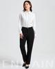Enmain White Long Sleeve Chiffon Shirt Perfect for Office or No and Size 303S Women's Blouse, Commuting, Iron, Cute, Casual, Stylish,