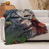Adventure anime Dr. STONE Blanket For Sofa Office Bed Plane Travel Sleep Read Relax Camping Soft And Warm