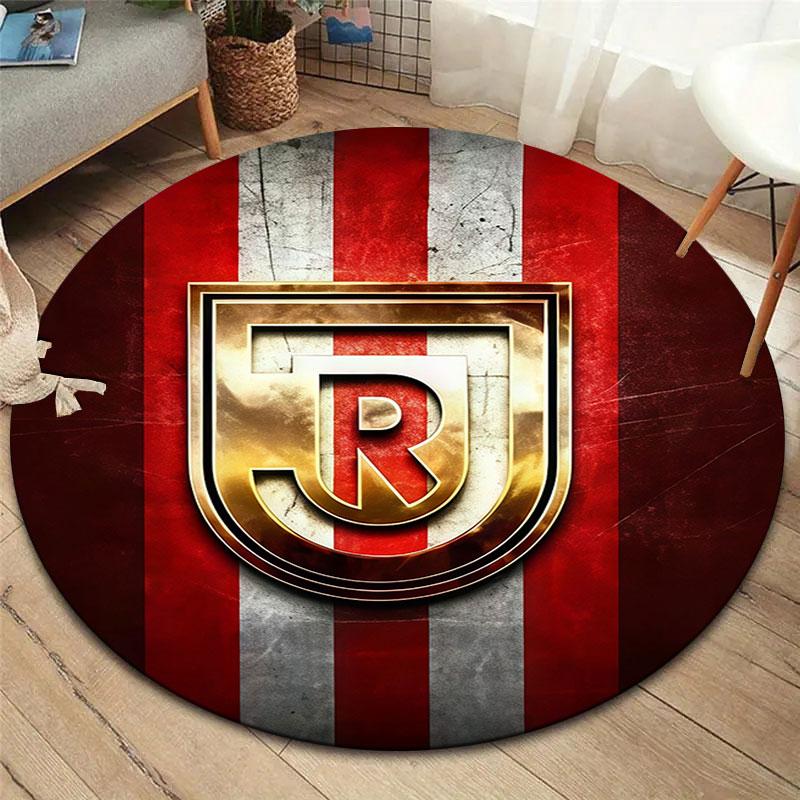 SSV Jahn Regensburg Round Area Rug,Carpet Rug for Living Room Bedroom Sofa Playroom Decor,Non-slip Floor Mat