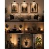 EZVALO Indoor Spotlights, Picture Lights for Wall, Uplights | 5500mAh Rechargeable Battery, with Remote, Mini, Wireless, Magnetic, Timer, 3 Color