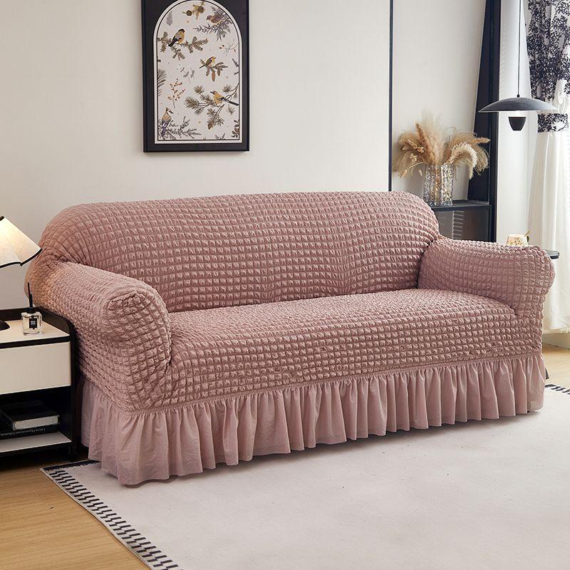 

Lace Seersucker Universal All-inclusive Elastic Universal Lazy Sofa Cover Full Cover Sofa Cushion Cover 1 seater