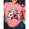 Hibiscus Floral Print Summer Women'S Casual T-Shirt for Girlfriends - Urban Light Fashion