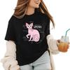 AnatomyOfASphynxFunnyCatTShirt Classic-Premium-Heavyweight Crewneck T-Shirt, Sweatshirt Hoodie Tanktop for Women Black