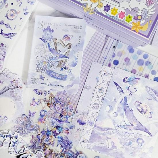 Hayoung's Melody Box Diary Decoration Set, a popular character in Korea