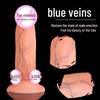 Doppelte Härte Realistischer Weicher Flesh Dildo mit Großer Saugnapf