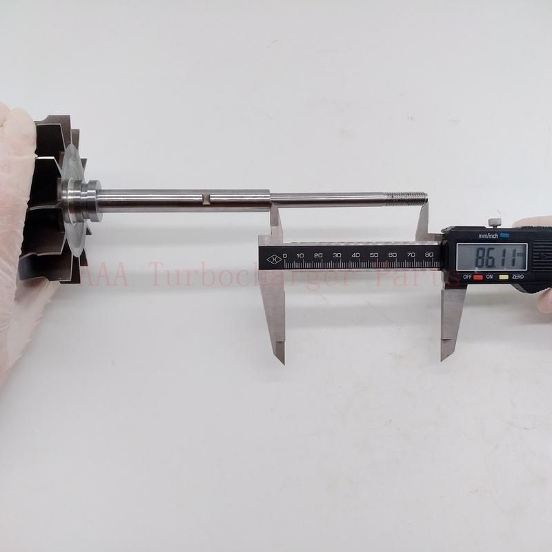 HY55V HE551V HE561V Long shaft Turbo Parts Turbine Wheel 72x86mm,12blades,Supplier by AAA Turbocharger Parts