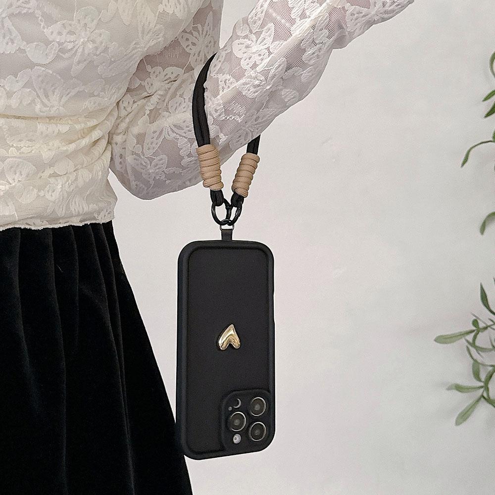 With Lanyard Heart Soft Phone Case For Vivo V50 Lite 4G Case Vivo V50 Lite Phone Case V50 Lite Back Cover