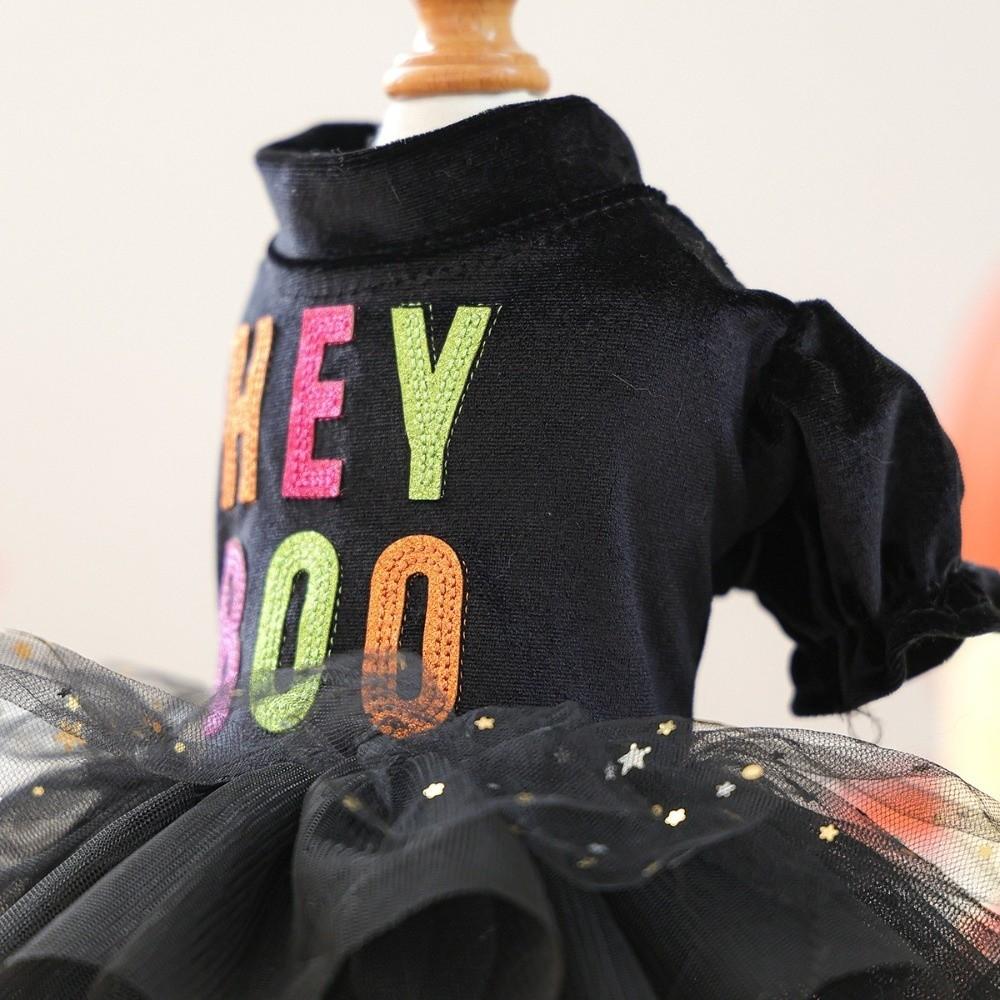 Comfortable Dog Halloween Dress Soft Dog Lace Skirt Fashion Dog Pullover  Party