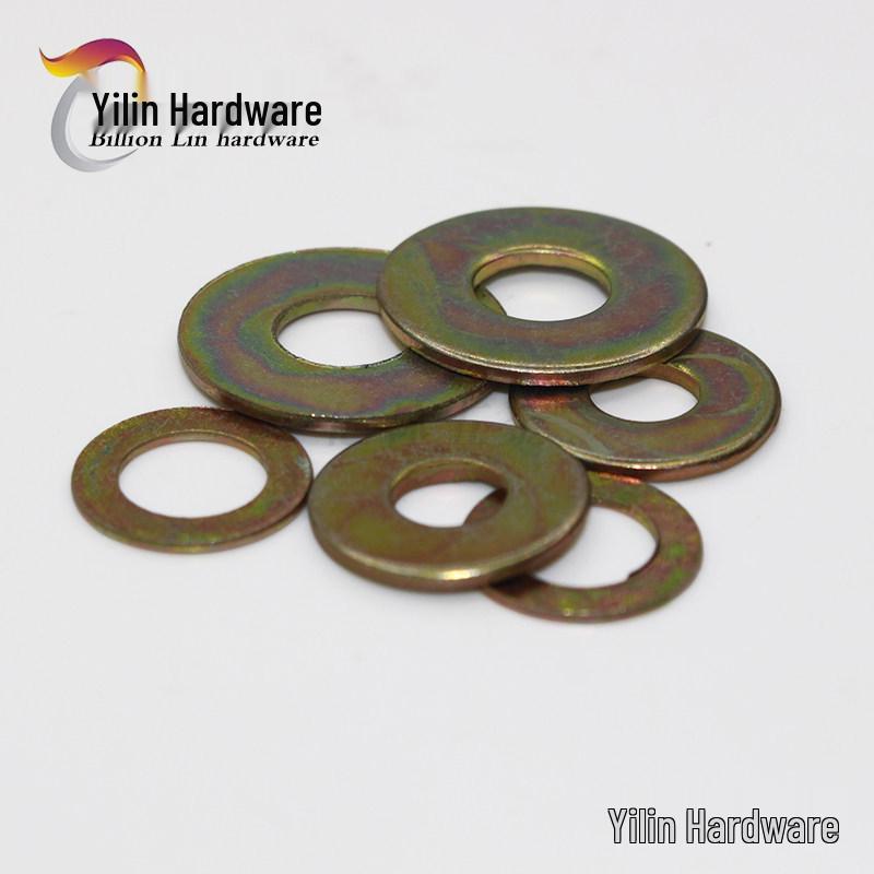

Galvanized Metal Flat Washer Spacer for Furniture Hardware and Connectors 6*13*1mm (30 pieces)