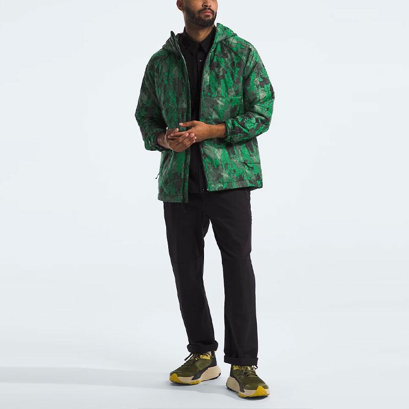The North Face Men's Circaloft Hoodie Jackets & Coats Men's Jadeite Green Camouflage NF0A86Z8-SHO