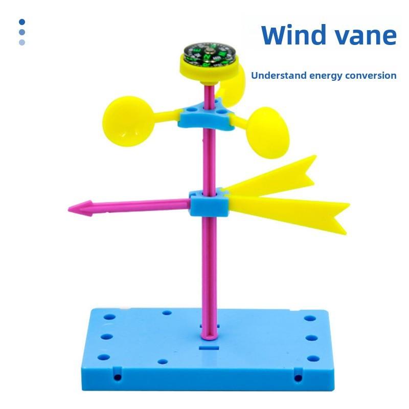 Simulated Plastic Wind Vane Assembly Model Material Set For Childrens Stem Activities