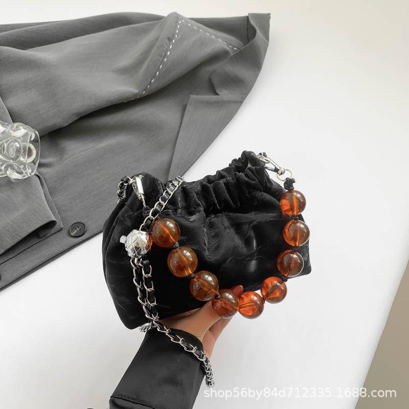 Pearl Cloud Bag One Shoulder Premium Textured Small Bag 2025 New Crossbody Bag Niche Design Underarm Bag