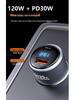 120W Dual Car Charger for Xiaomi and Apple - Super Fast Charging Adapter