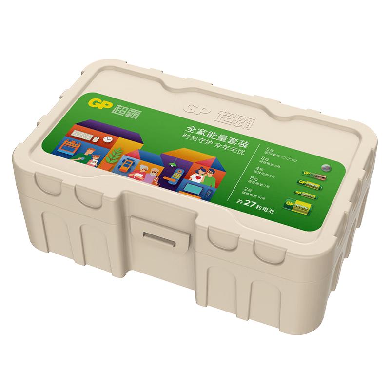 GP Super Family Battery Set CN plug (adapter included)