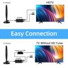 Indoor TV Antenna with Amplifier - 4K 1080P Digital HD Signal Booster for DVBT2 ATSC