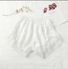 Plus Size Sea Island Silk Safety Shorts - Breathable, Anti-Exposure, Silky Lace Underwear for Young Girls