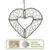 Handmade Fiber Bird Nesting Heart, Refillable Birds Haven 1 Heart Shape Hummingbird Nesting And 80g Of Nest Materials