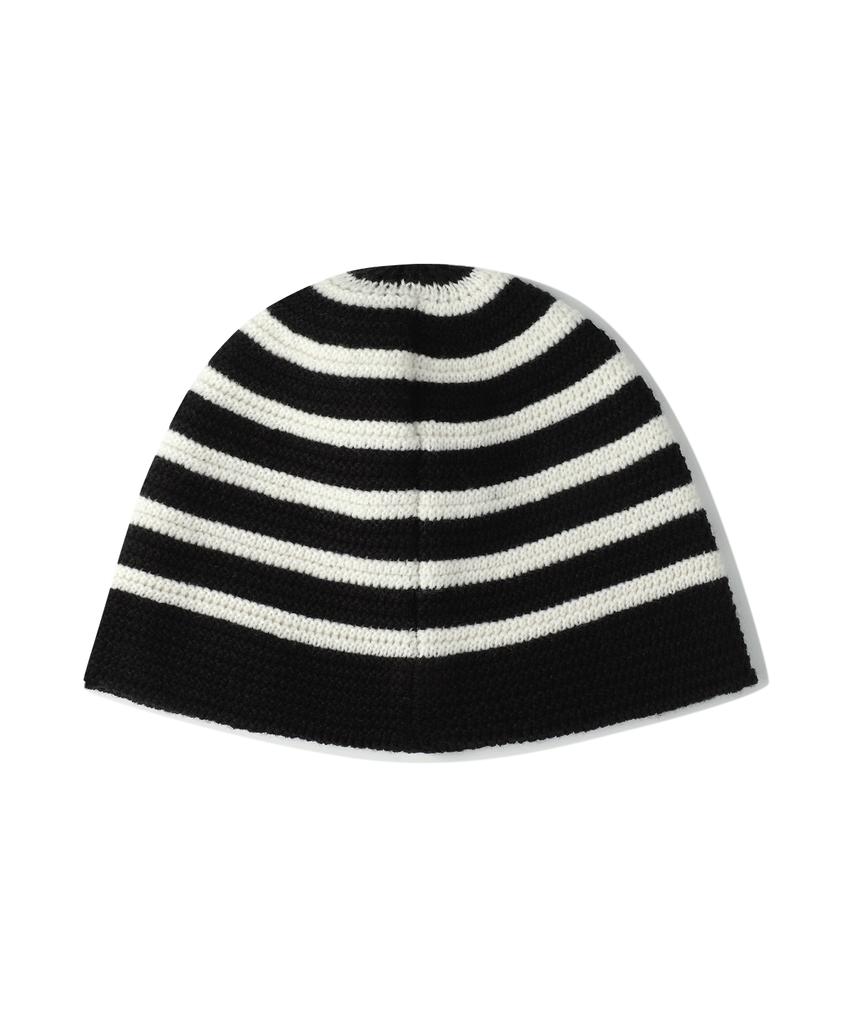 WKNDRS Striped Beanie (Black)