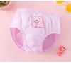 Korean Style Kids' Pure Cotton Cartoon Underwear - Medium & Large Girls' Triangle Shorts