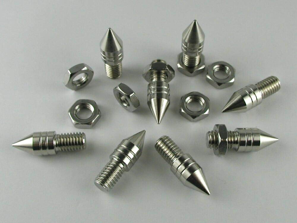 Insulator Speaker Spikes Silver Stainless Steel E Set of 8 MG-M