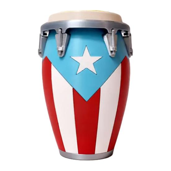 Conga-Style Can Holder Patriotic Flag Design 3D Printed PLA Cup Sleeve for 12oz Standard Cans Unique Gift for Music Lovers