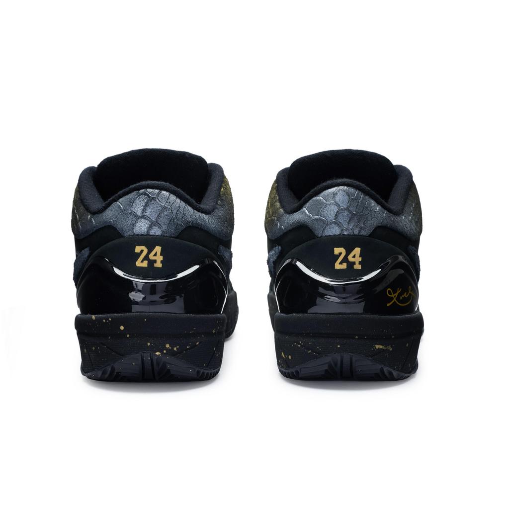Nike Zoom Kobe 4 811 Manufacturing Power Struggle Cushioning Mid-Top Basketball Shoes Unisex Black/Gold Silver FQ3544-001(Team80-)