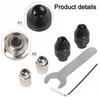 Easy Change Keyless Chuck for Rotary Tools Adapter for Various Attachments