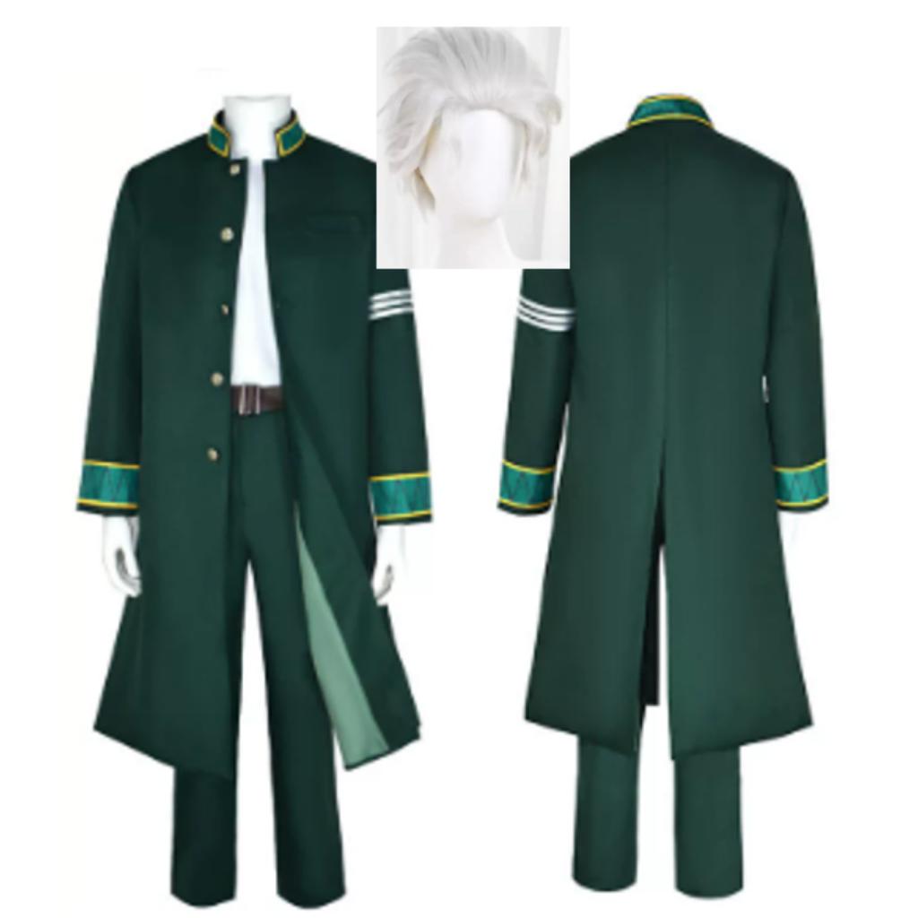 Costume Cosplay Anime Giacca a Vento Uniforme Parrucca Costumi di Halloween Gioco Outfit Roleplay di Alta Qualità per Uomo e Donna Vendita Calda