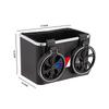 Two Water Cup Holder Multi Functional Tissue Storage Box For BMW M E46 E90 E60 F10 F30 E39 E36 F20 E87 G30 E92 E91 Accessory