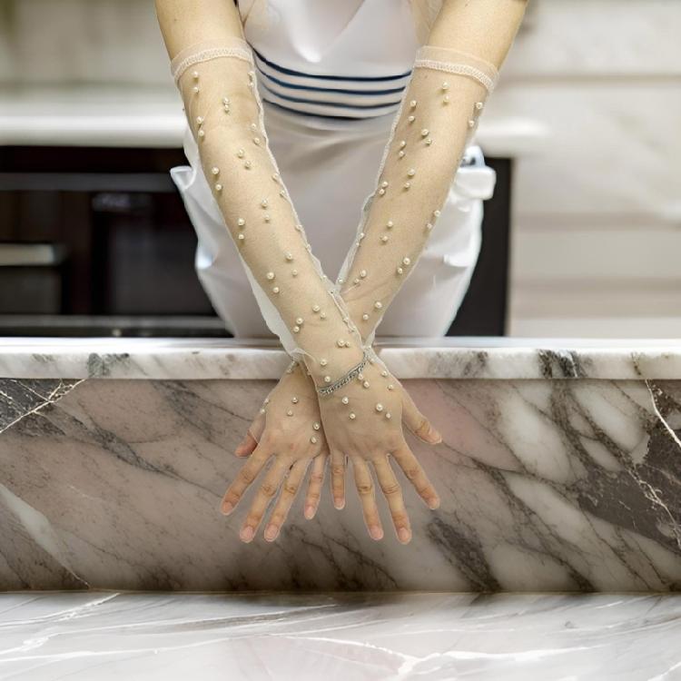 Guanti da Principessa Guanti di Lusso da Donna Guanti Protettivi dal Sole Guanti Eleganti per Sposa Ragazze Donne