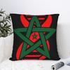 Moroccan Flag Its In My DNA Morocco Pillowcase Polyester Cushion Cover Gift  Throw Pillow Case Cover Seater Square 45X45cm