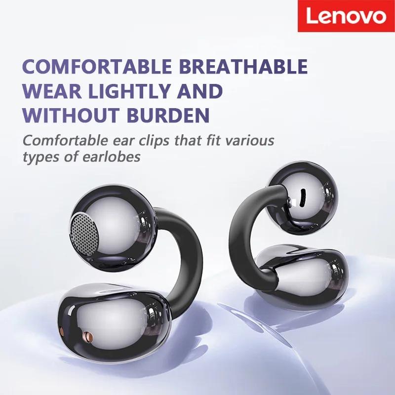 Auricolari Wireless Bluetooth 5.4 Originali Lenovo TA410 TWS Effetti Sonori Panoramici Durata della Batteria Ultra Lunga Cuffie Comode da Indossare