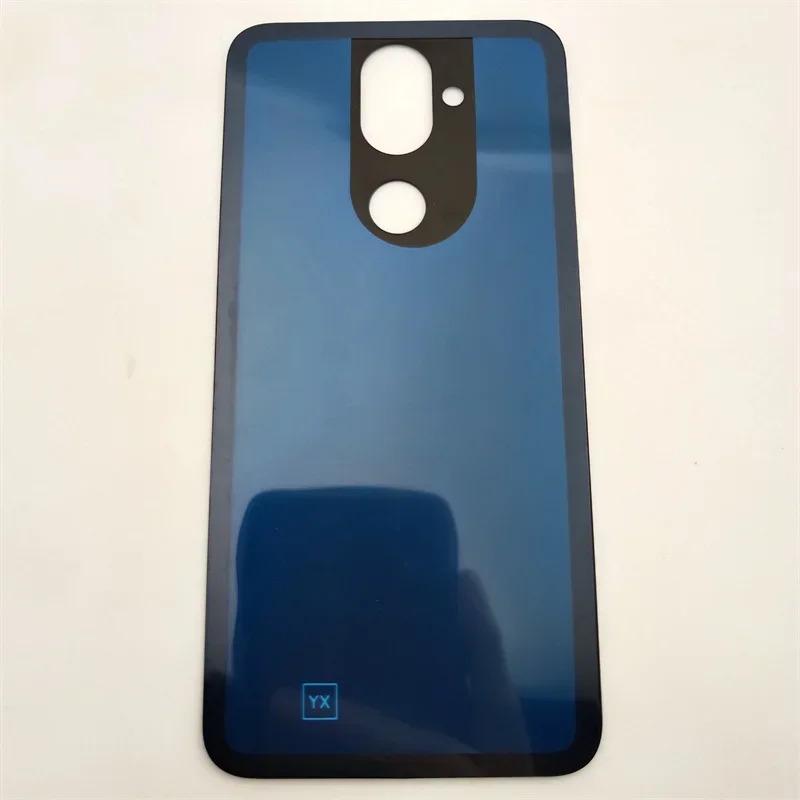 Back Glass Panel For Nokia 5.1 6.1 Plus 2018 Phone Glass Cover for Nokia 7.1 8.1 Rear Housing Back Replace