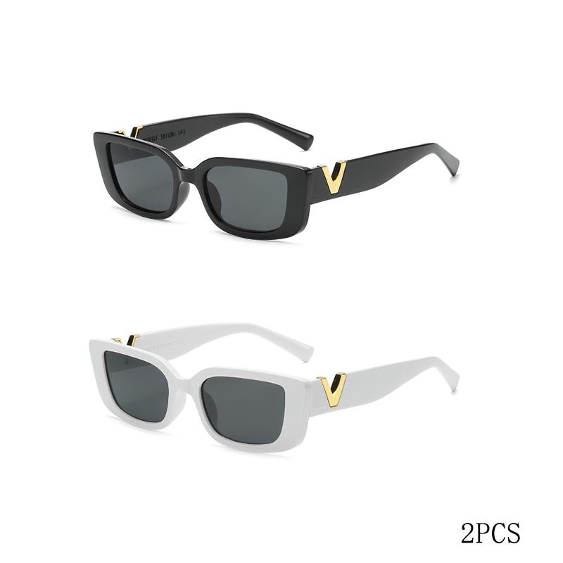 Retro Rectangular Sunglasses New WOMEN'S Brand Designer Retro Small Frame Sunglasses Oculos De Sol