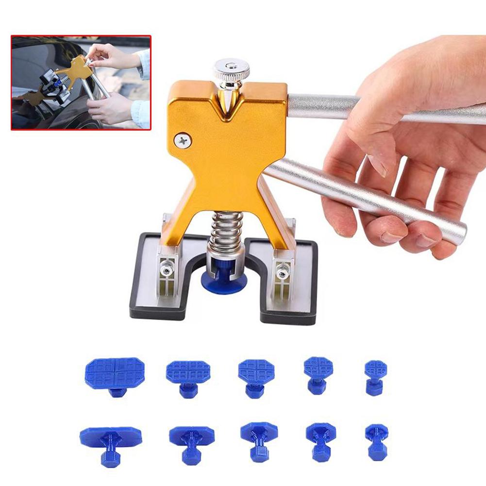 Car Dent Repair Puller Paintless Car Repair Tools Kit Auto Body Dent Repair Tool Kit For Car Body, Motorcycle, Refrigerator G0W5